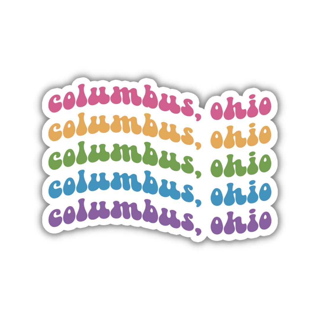 Columbus, Ohio College Town Sticker