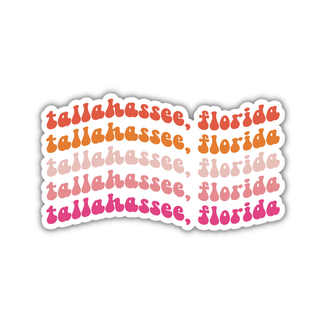 Tallahassee, Florida College Town Sticker
