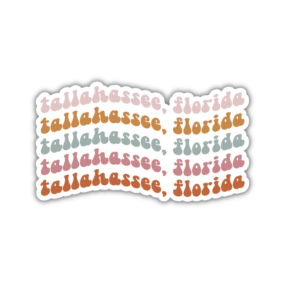 Tallahassee, Florida College Town Sticker