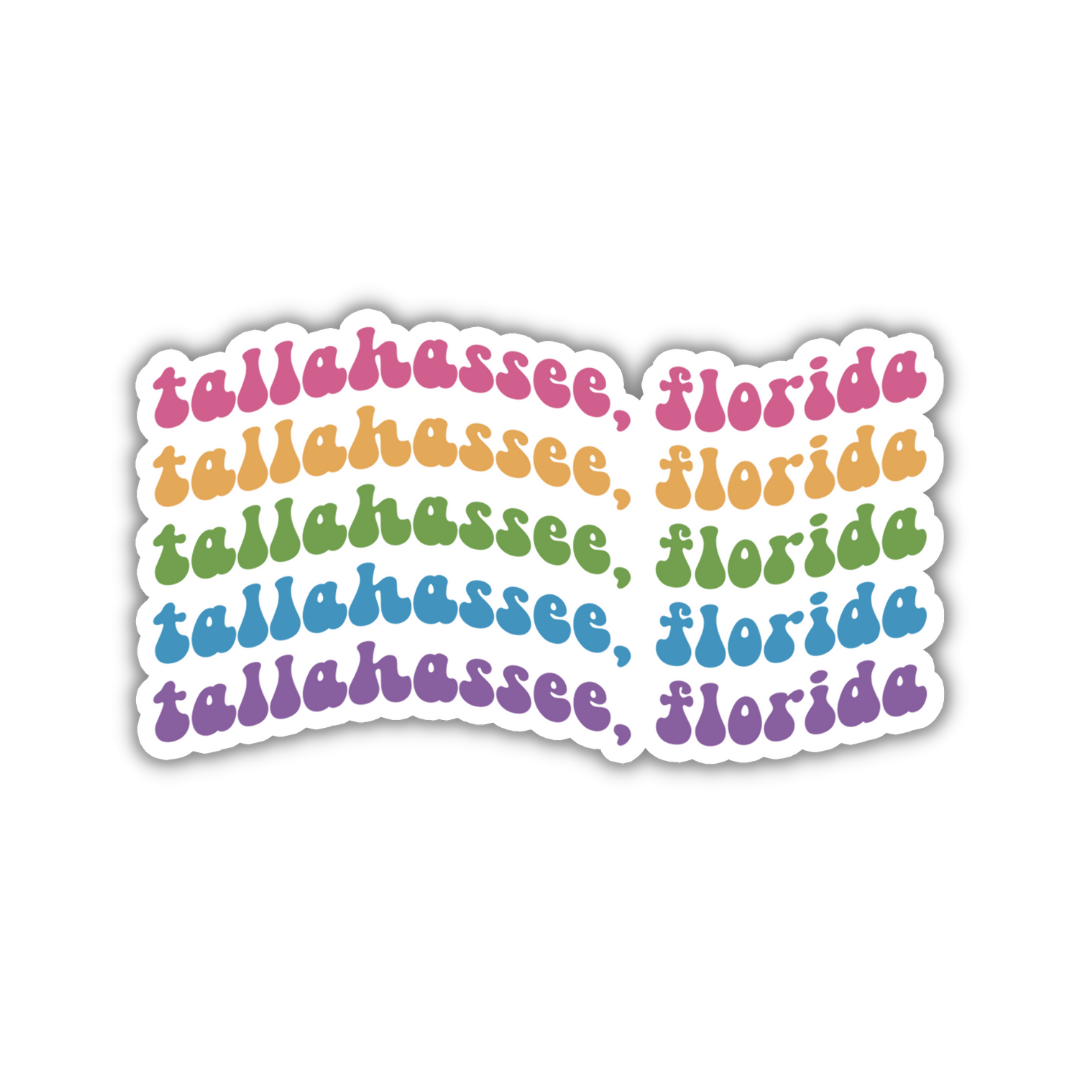 Tallahassee, Florida College Town Sticker
