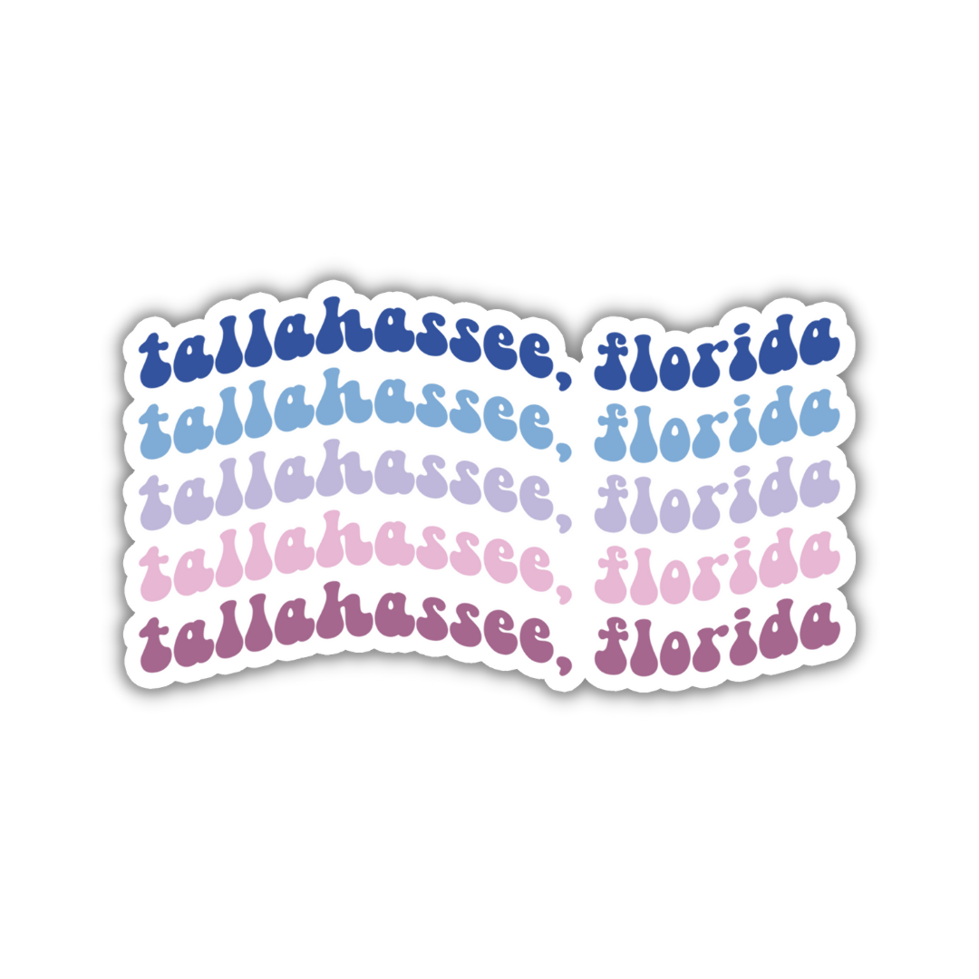 Tallahassee, Florida College Town Sticker