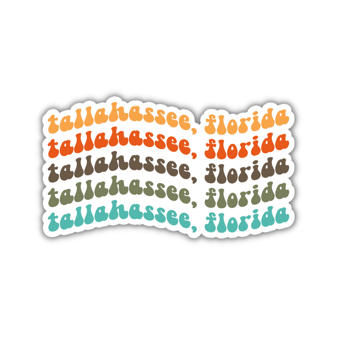 Tallahassee, Florida College Town Sticker