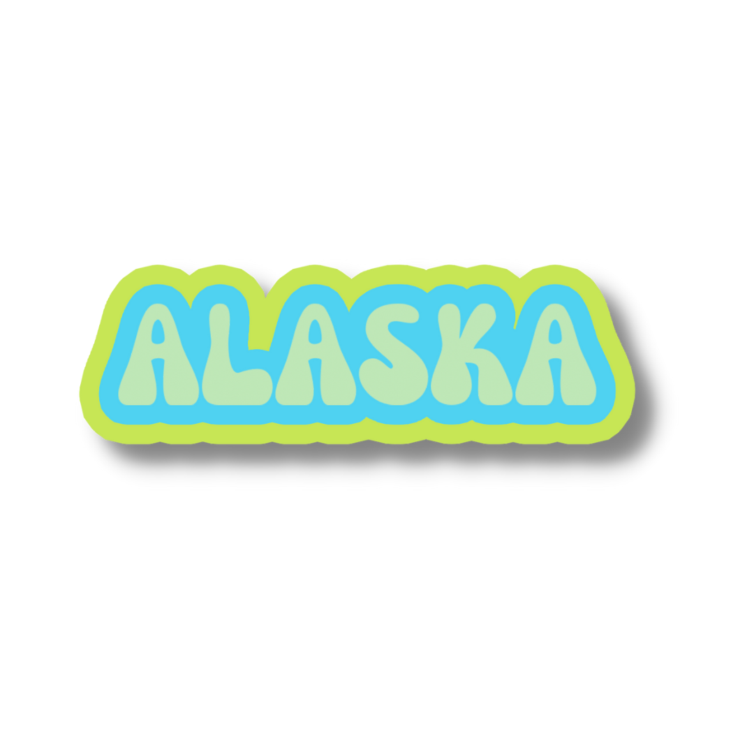 Alaska Cloud Sticker