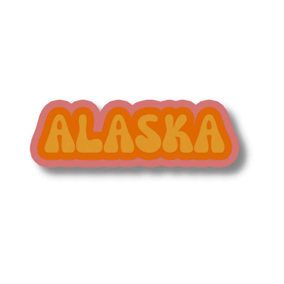 Alaska Cloud Sticker