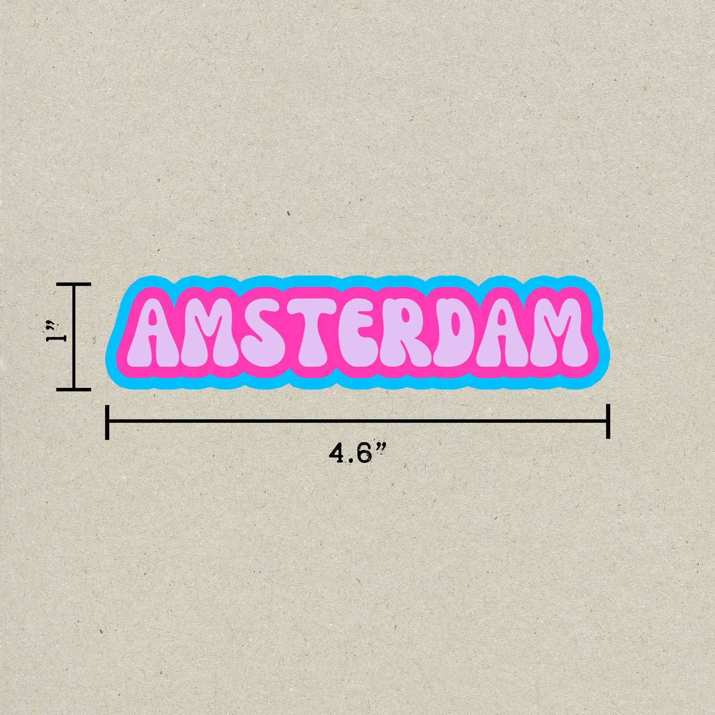 Amsterdam Cloud Sticker