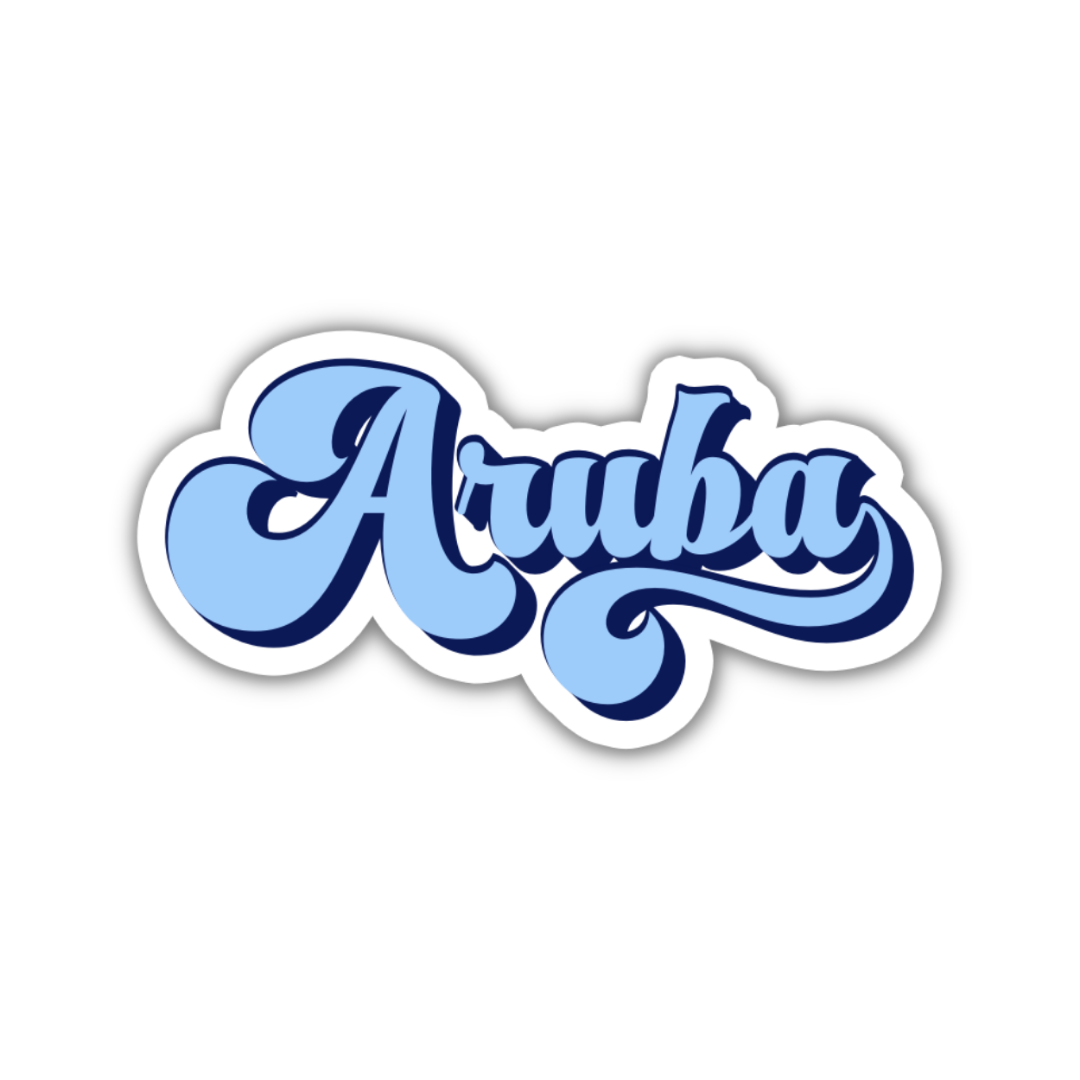 Aruba Vintage Sticker