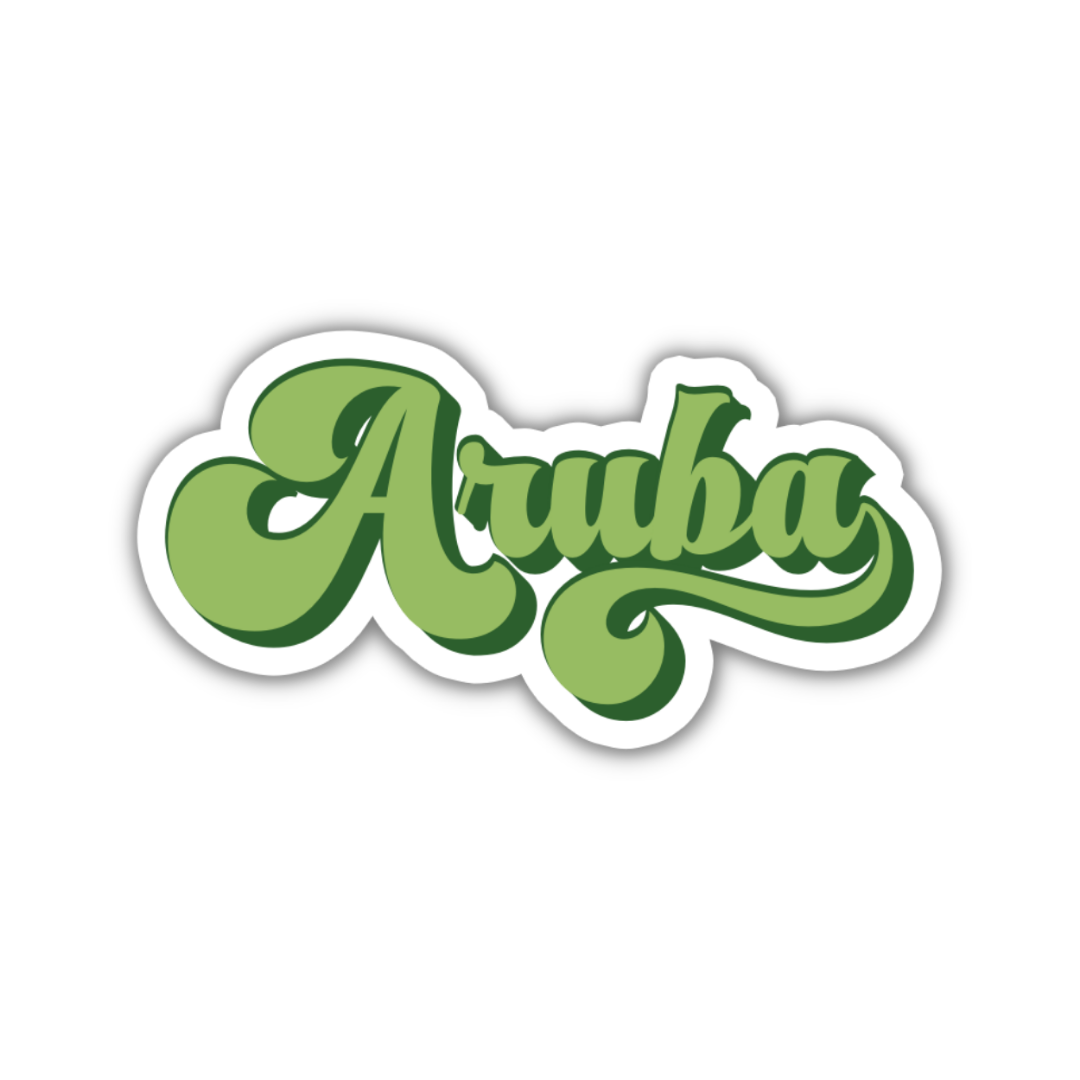 Aruba Vintage Sticker