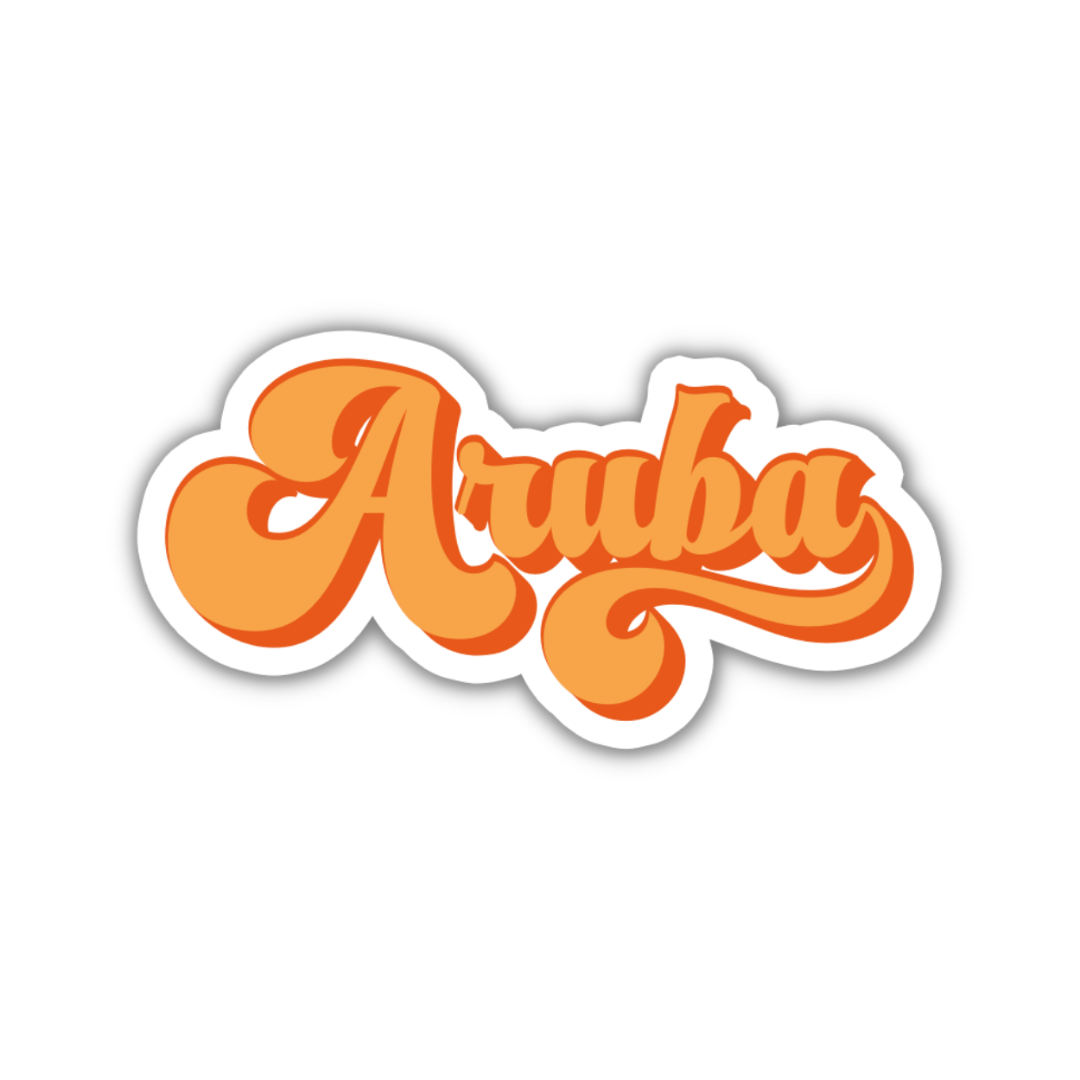 Aruba Vintage Sticker