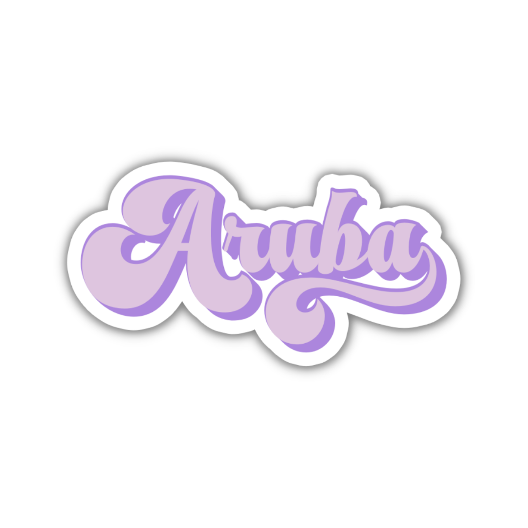 Aruba Vintage Sticker
