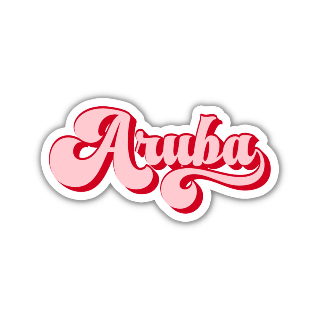 Aruba Vintage Sticker