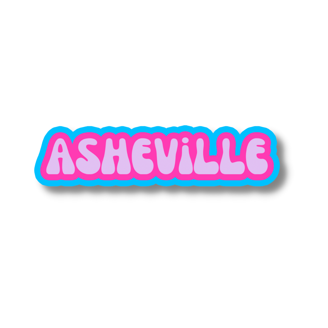Asheville Cloud Sticker