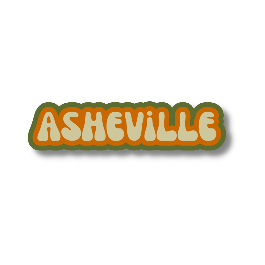 Asheville Cloud Sticker