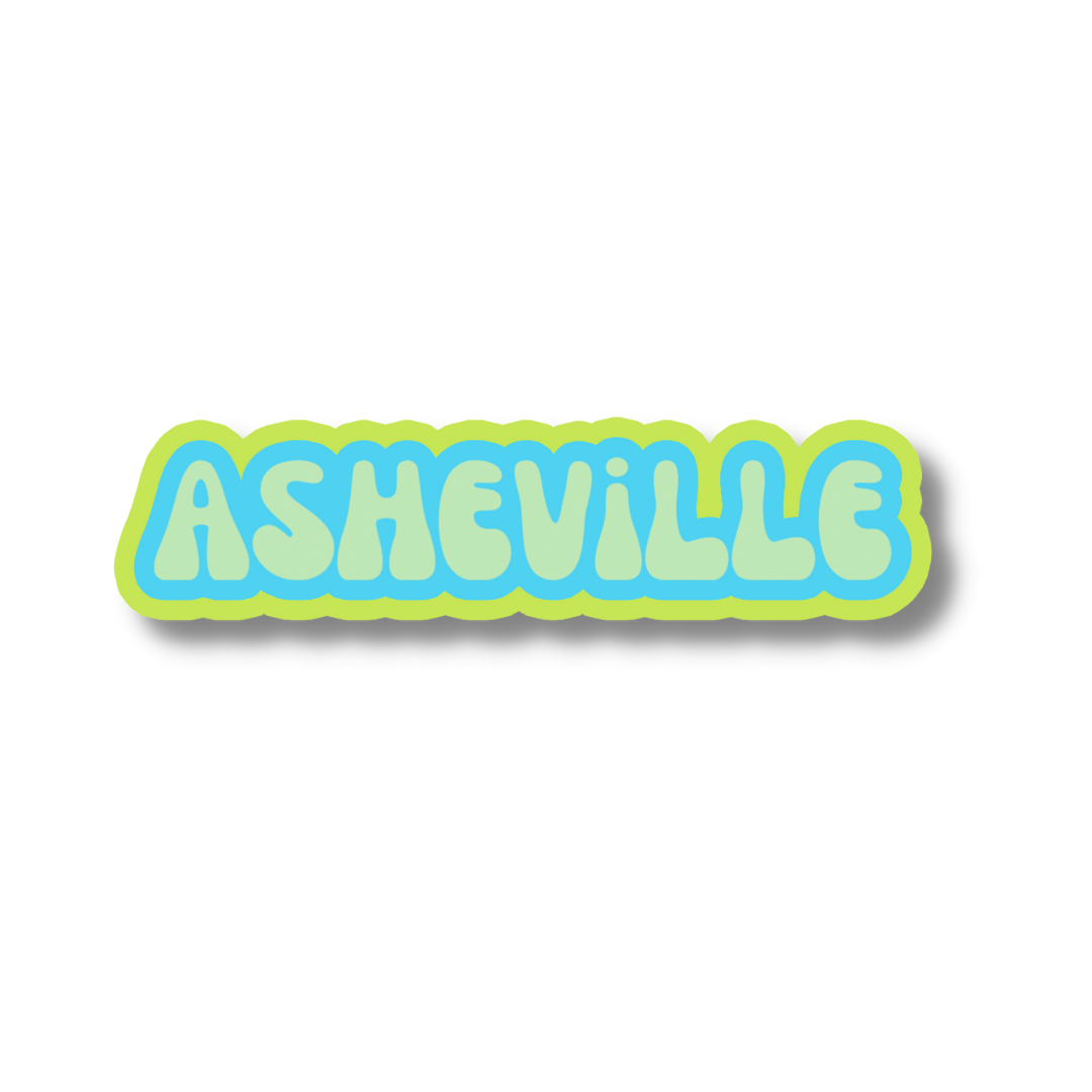 Asheville Cloud Sticker
