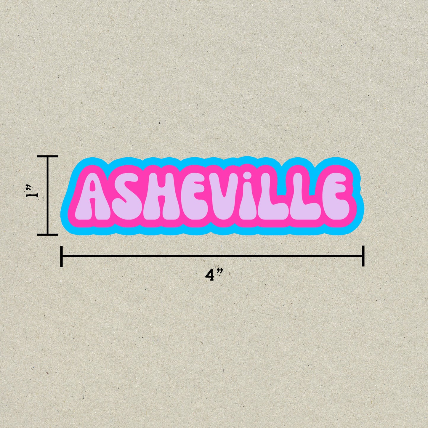 Asheville Cloud Sticker