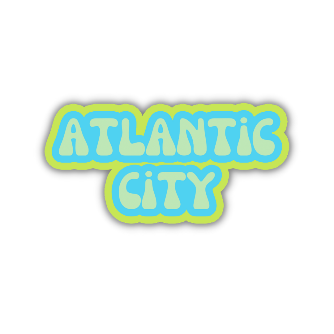 Atlantic City Cloud Sticker