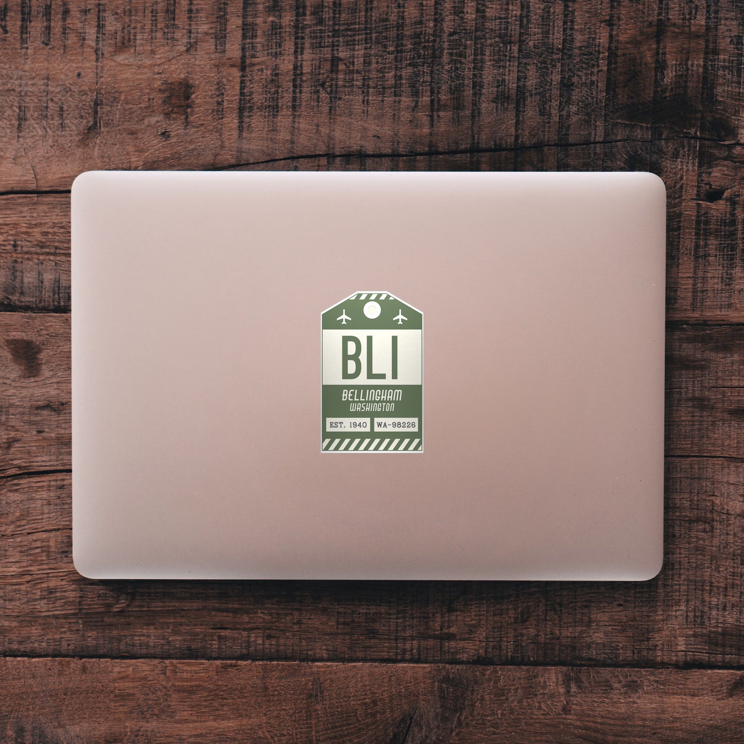 BLI Vintage Luggage Tag Sticker