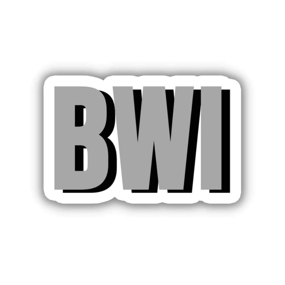 BWI Double Layered Sticker