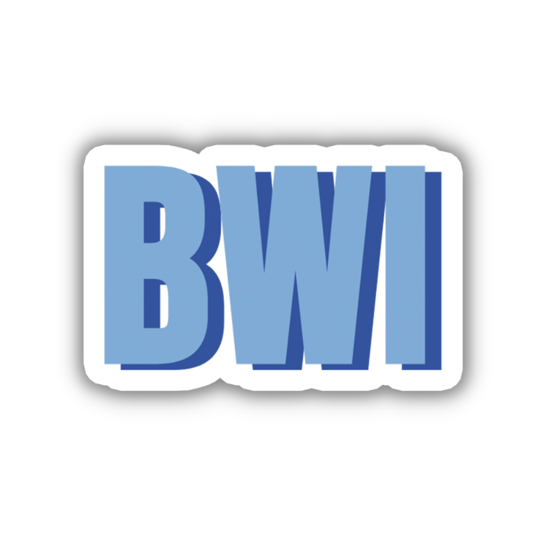BWI Double Layered Sticker