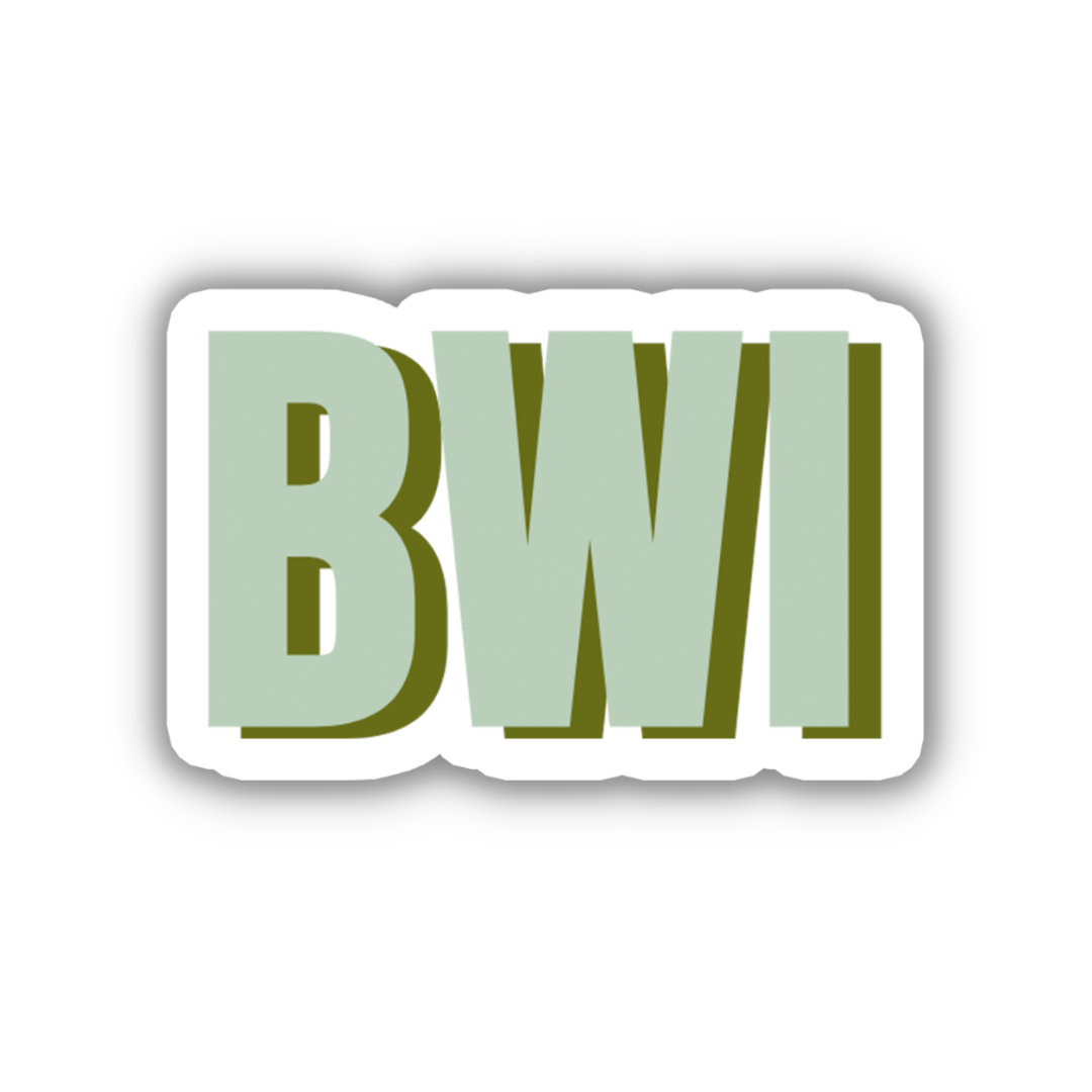 BWI Double Layered Sticker