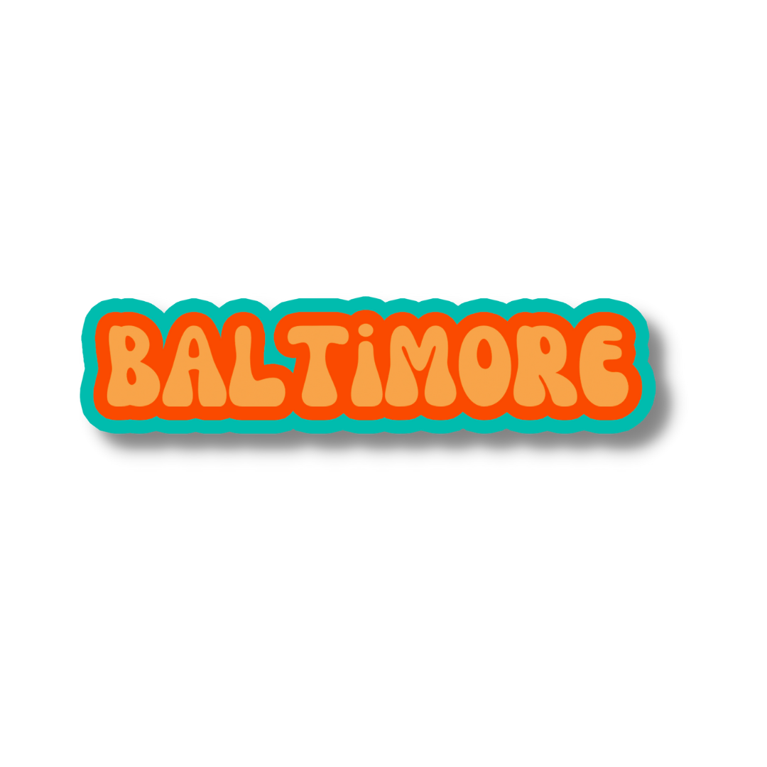 Baltimore Cloud Sticker