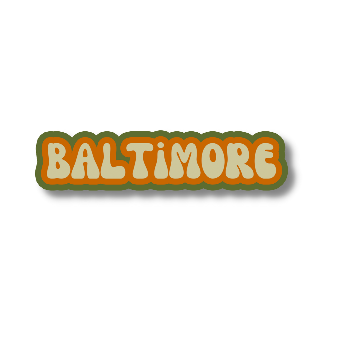 Baltimore Cloud Sticker