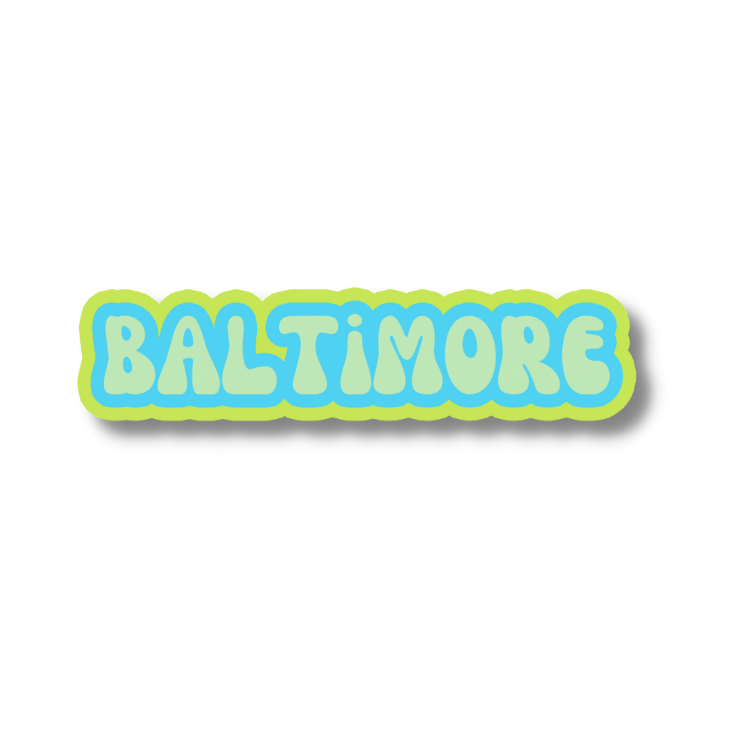 Baltimore Cloud Sticker