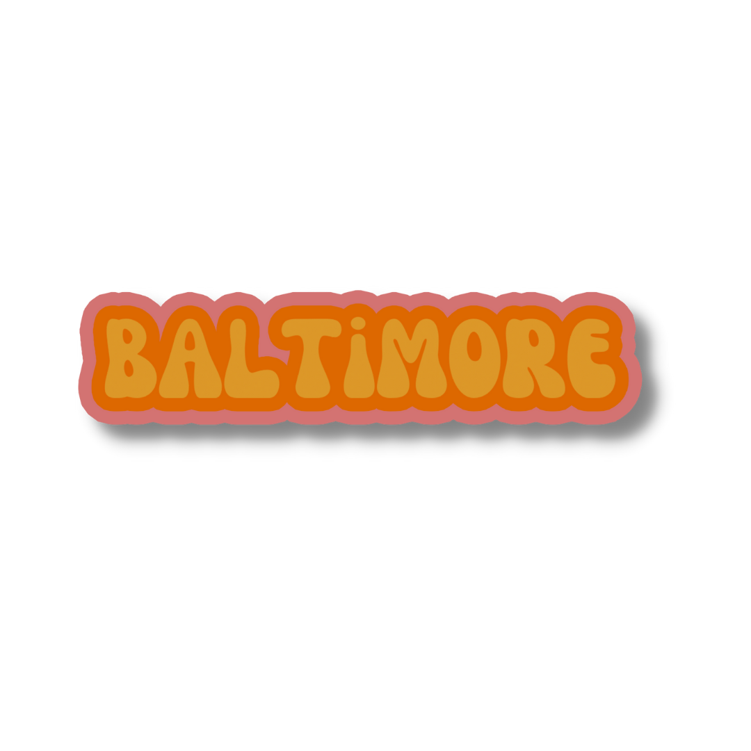 Baltimore Cloud Sticker