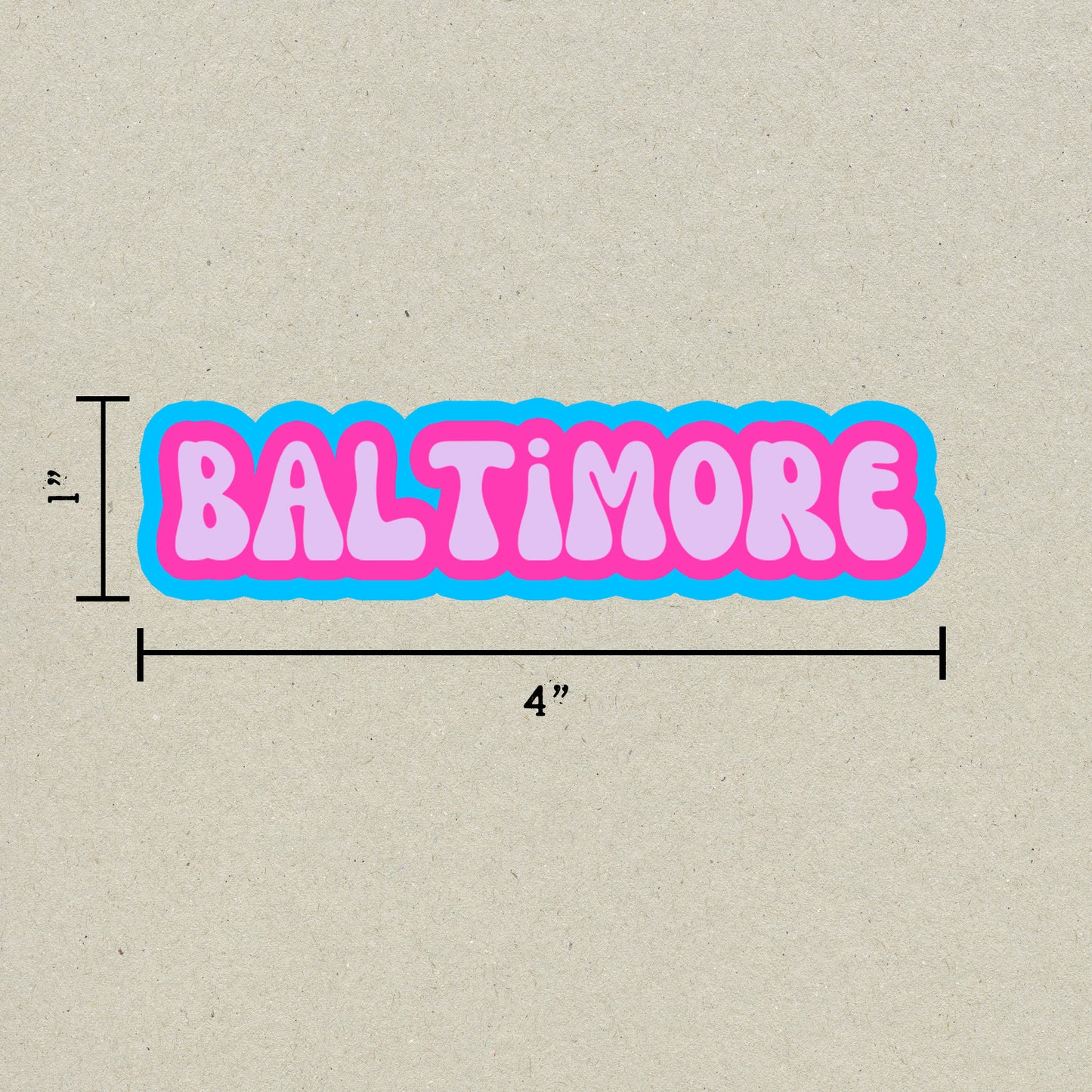Baltimore Cloud Sticker