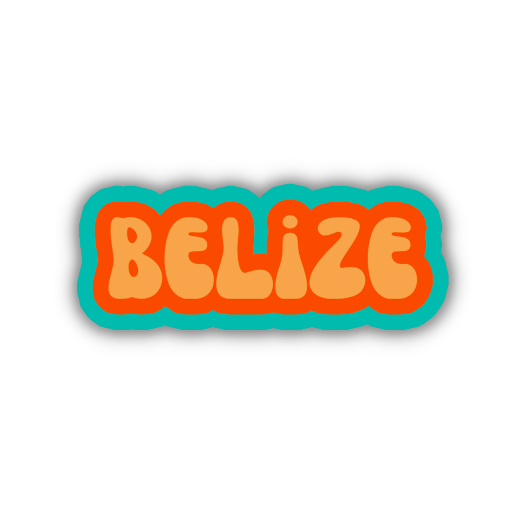 Belize Cloud Sticker