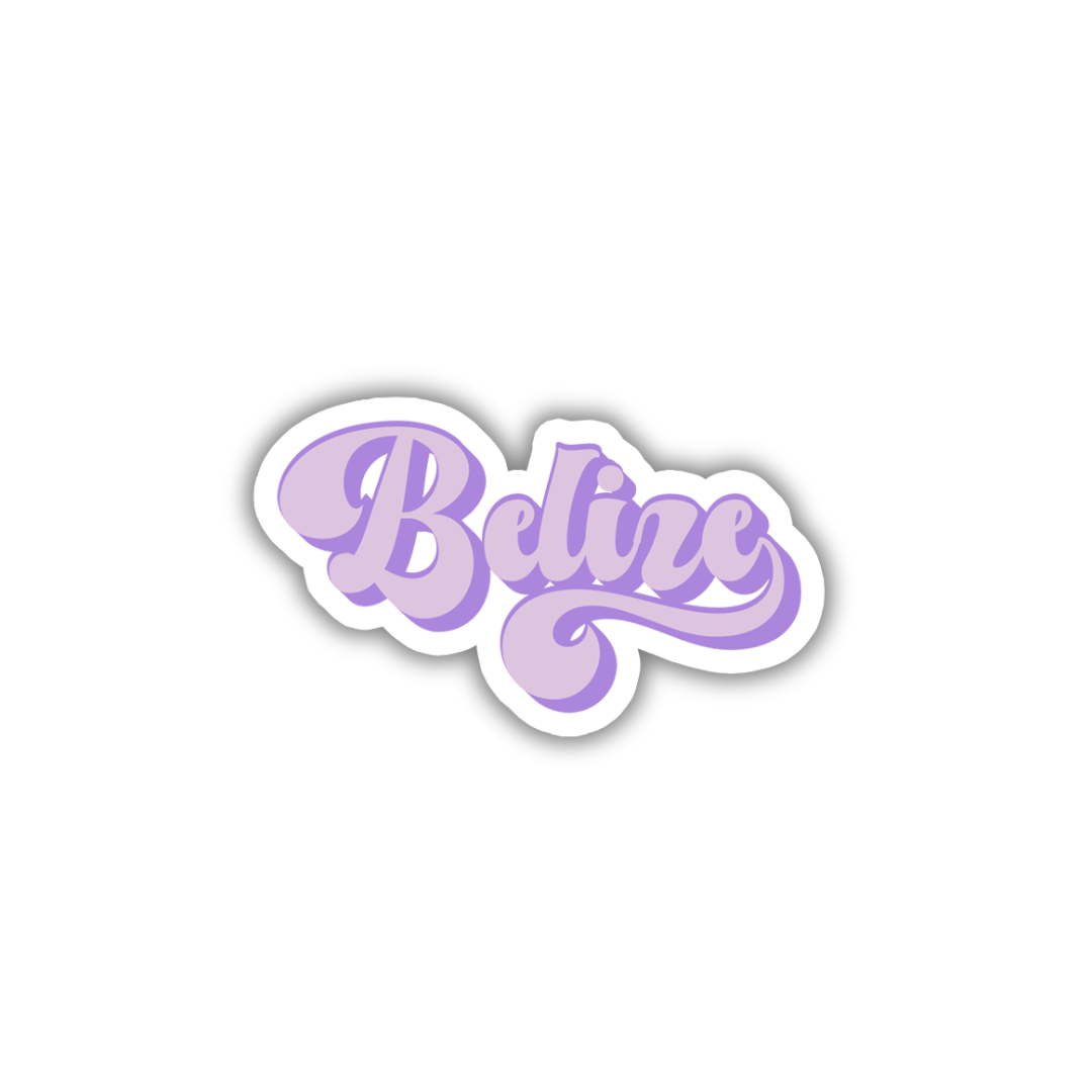 Belize Vintage Sticker