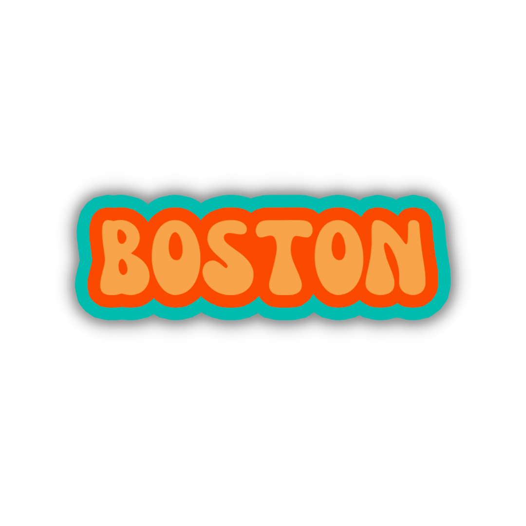 Boston Cloud Sticker