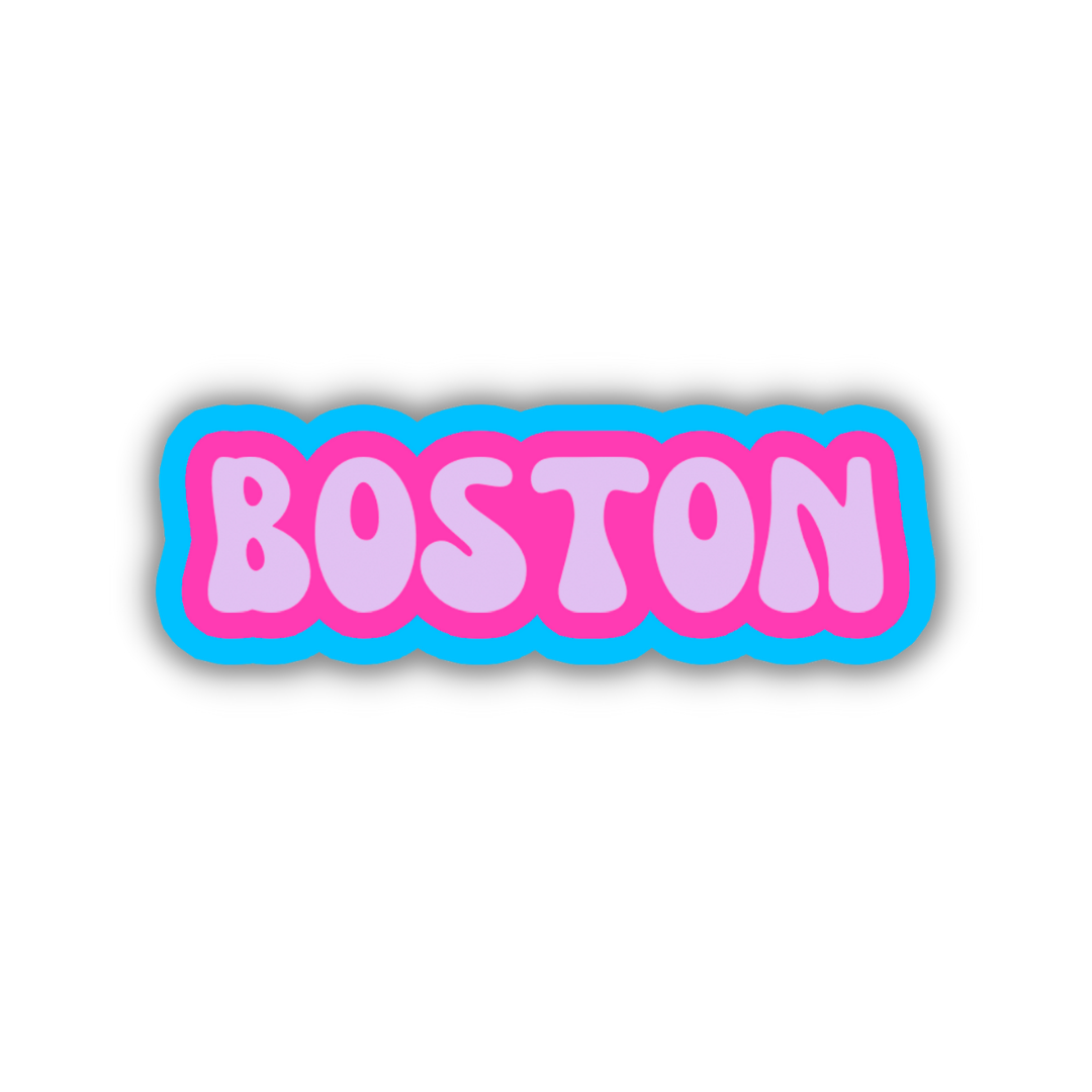 Boston Cloud Sticker