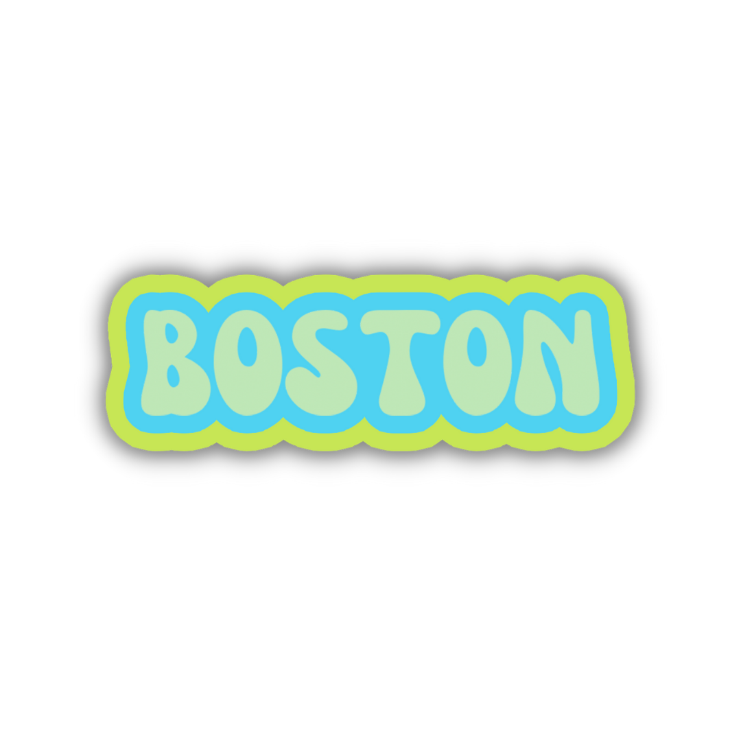 Boston Cloud Sticker