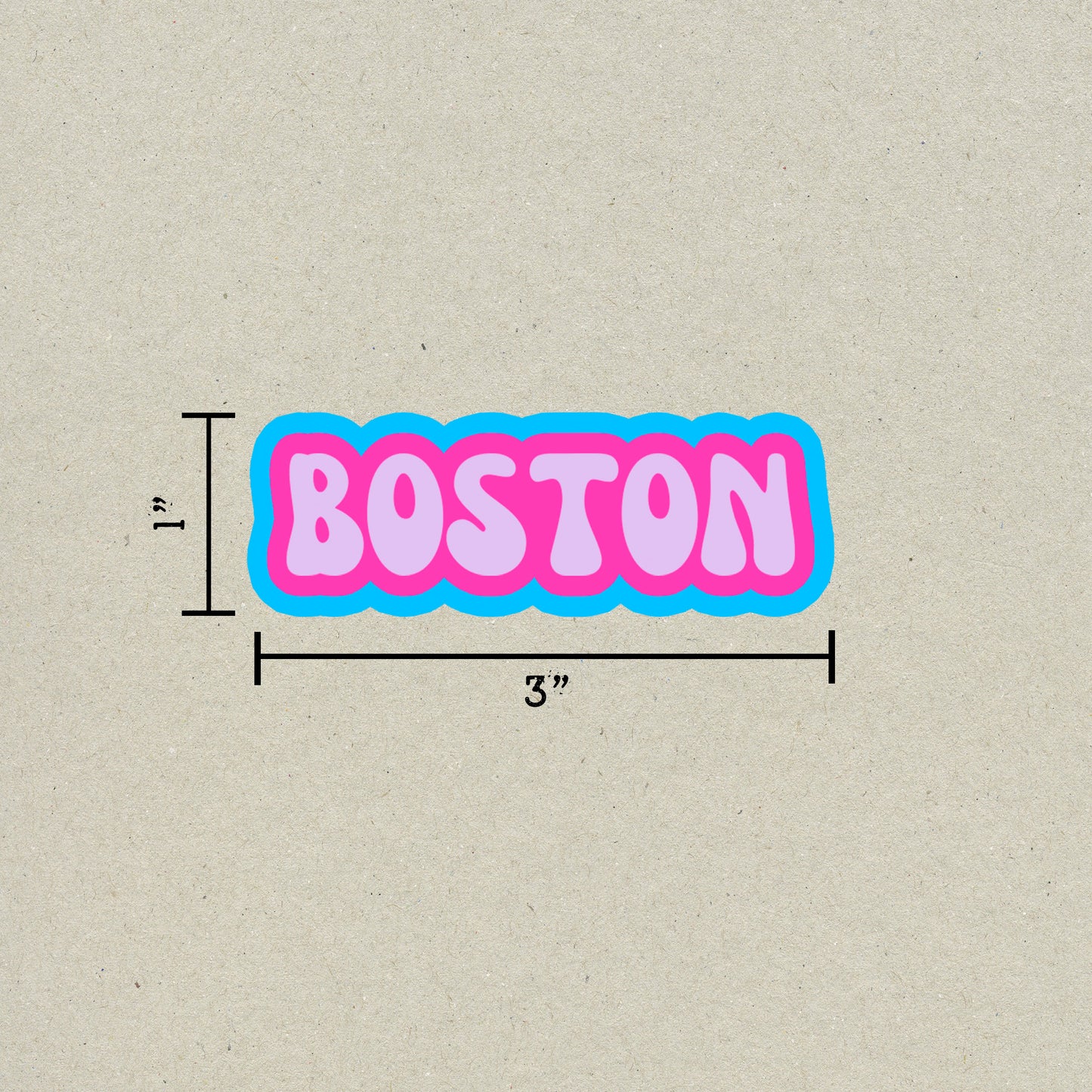Boston Cloud Sticker