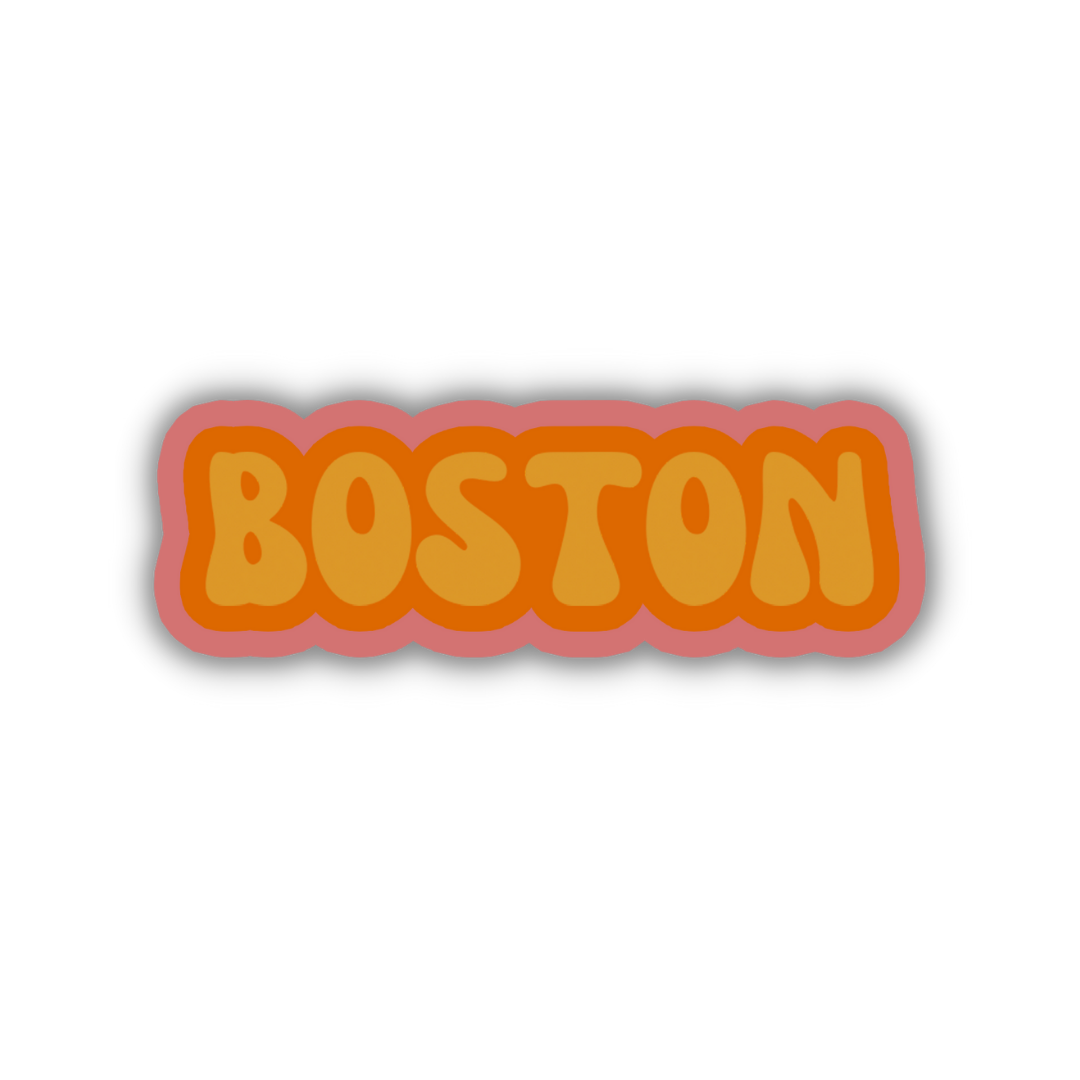 Boston Cloud Sticker