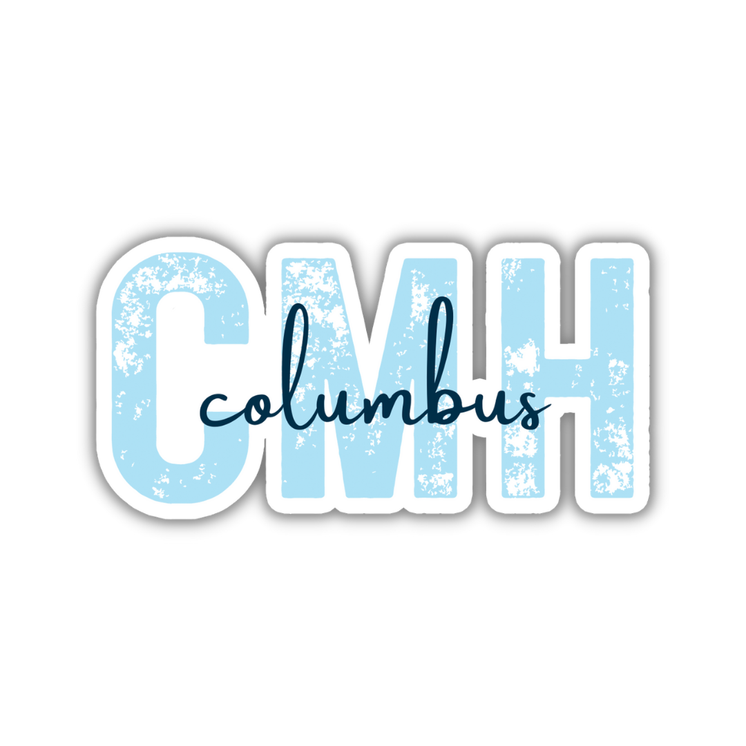 CMH Columbus Airport Code Sticker