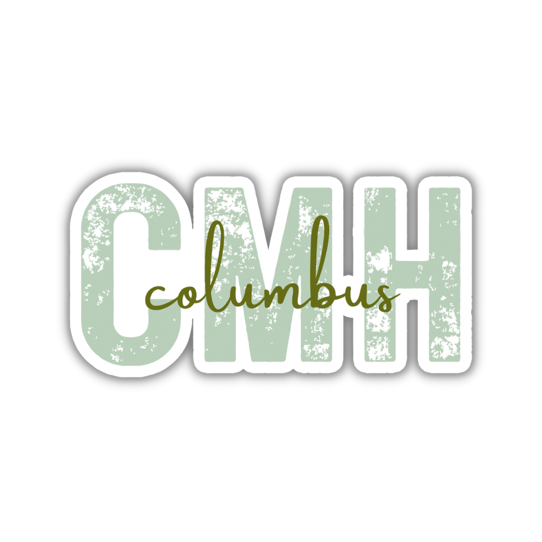 CMH Columbus Airport Code Sticker