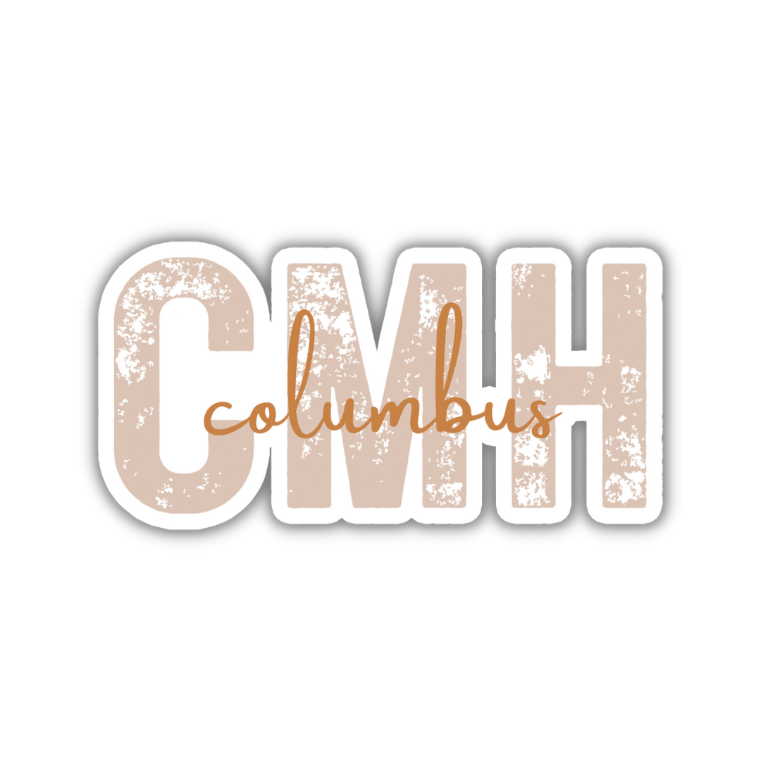 CMH Columbus Airport Code Sticker