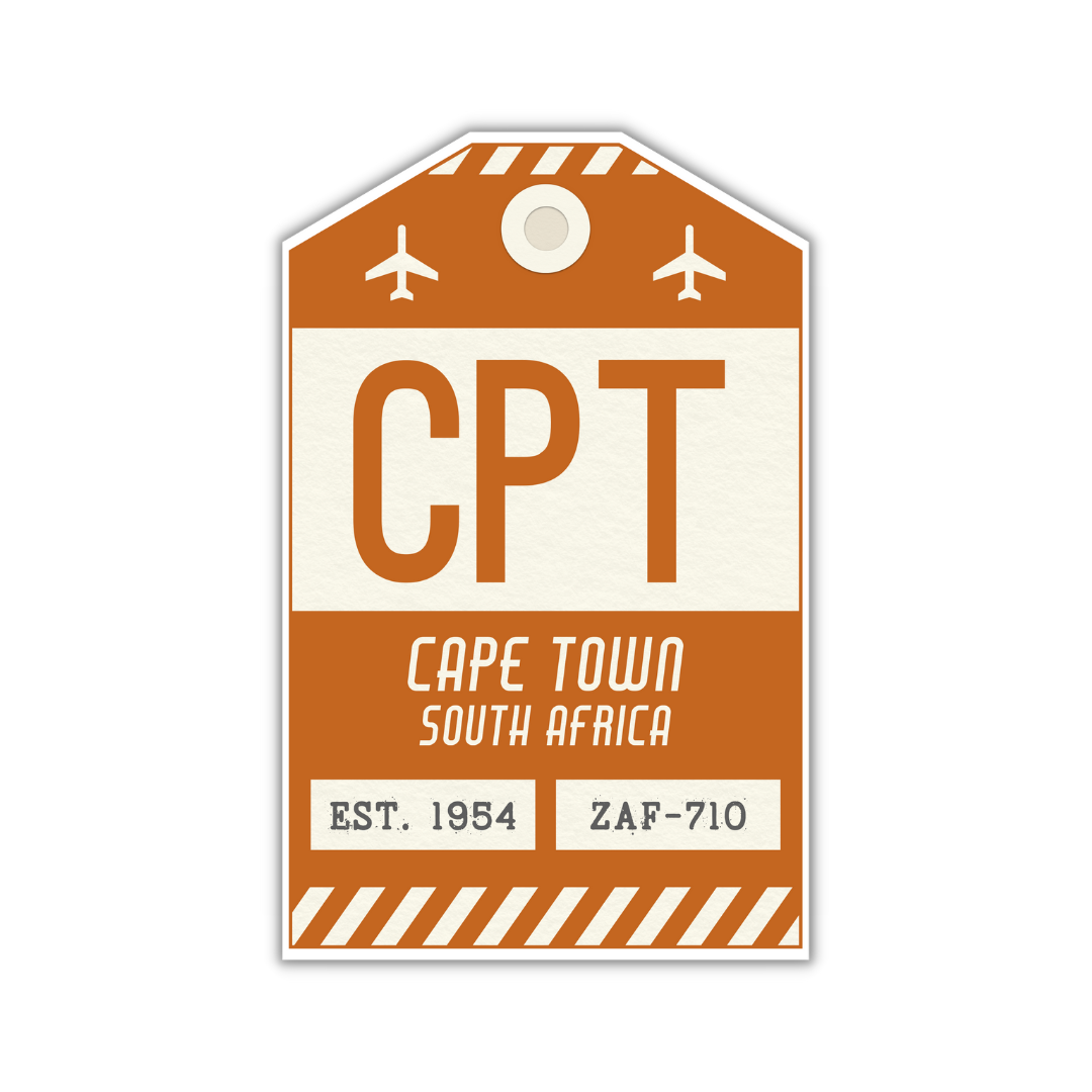 CPT Vintage Luggage Tag Sticker