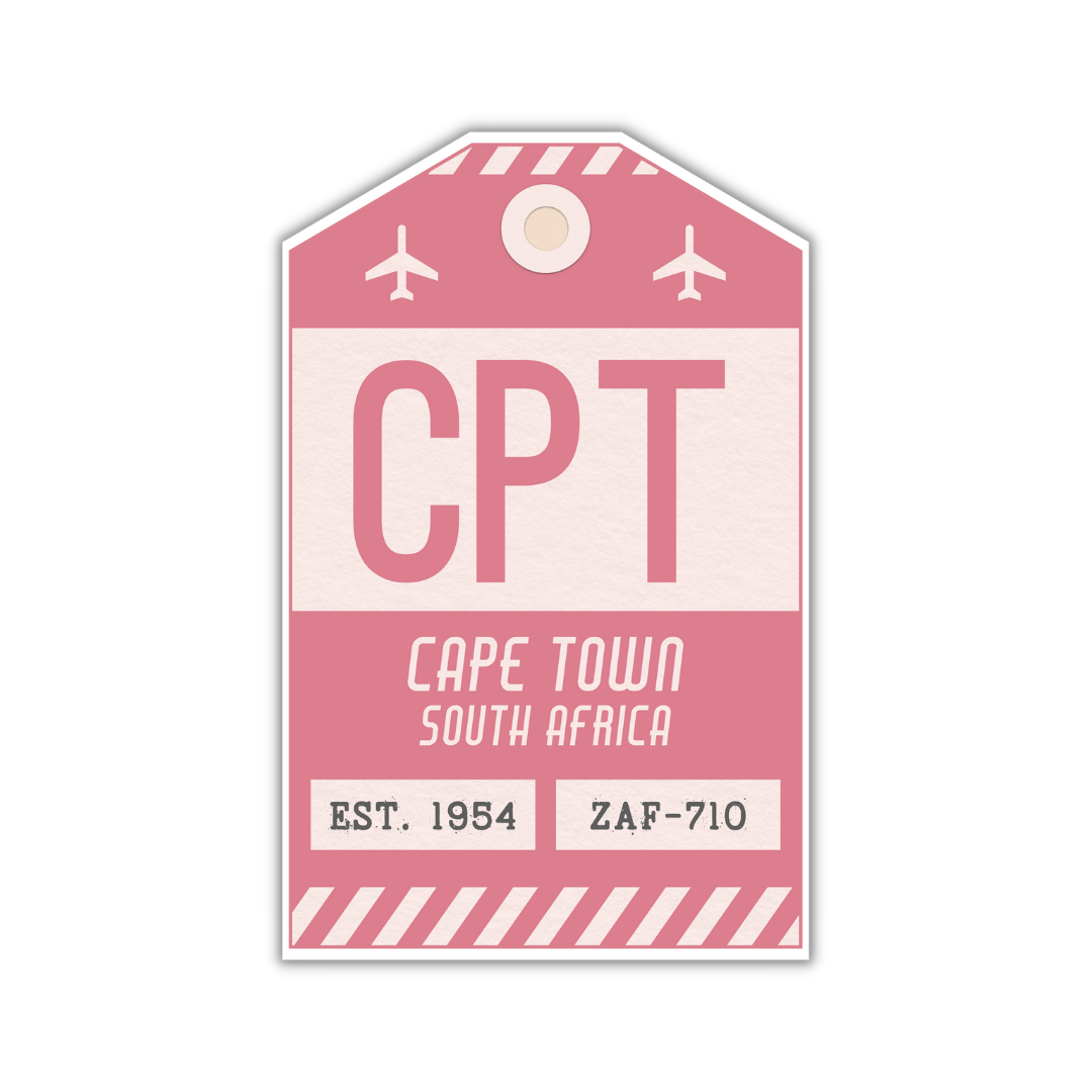 CPT Vintage Luggage Tag Sticker