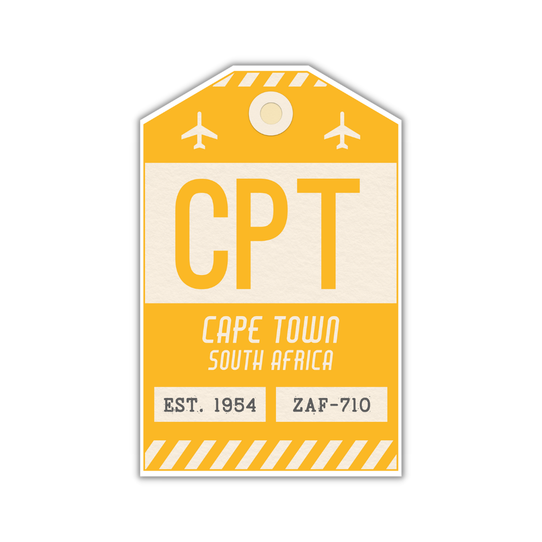 CPT Vintage Luggage Tag Sticker