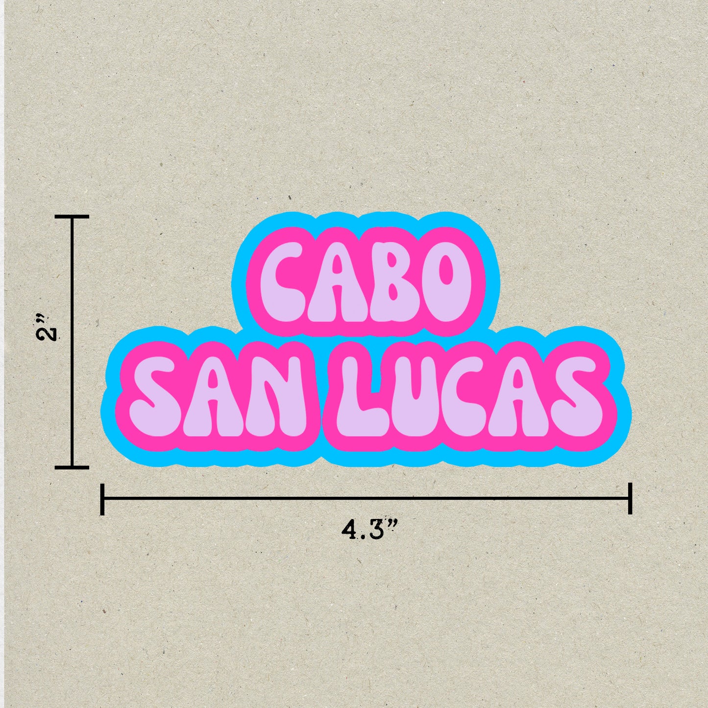 Cabo San Lucas Cloud Sticker