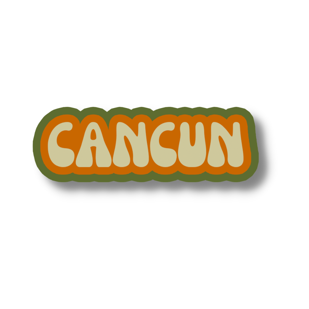 Cancun Cloud Sticker