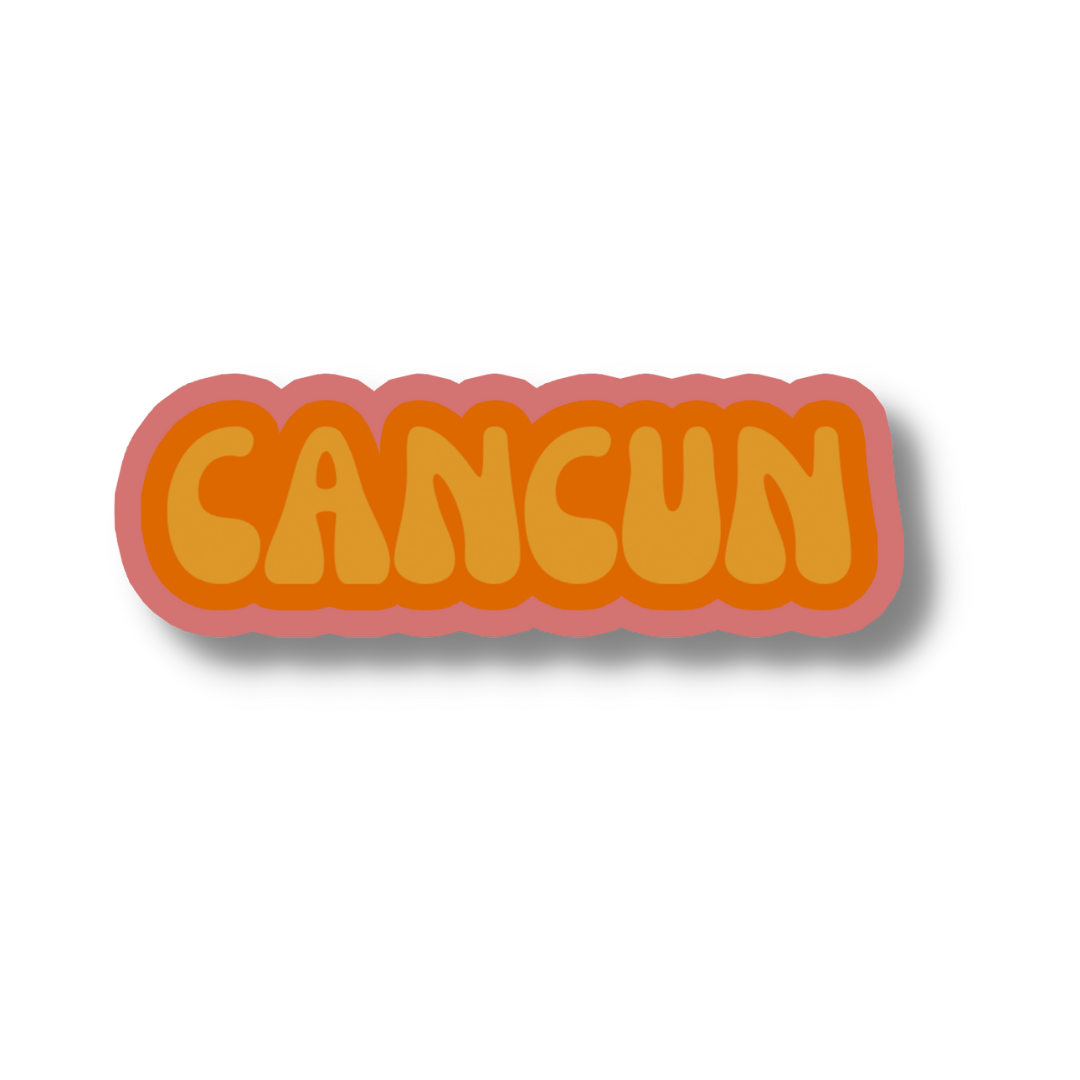 Cancun Cloud Sticker