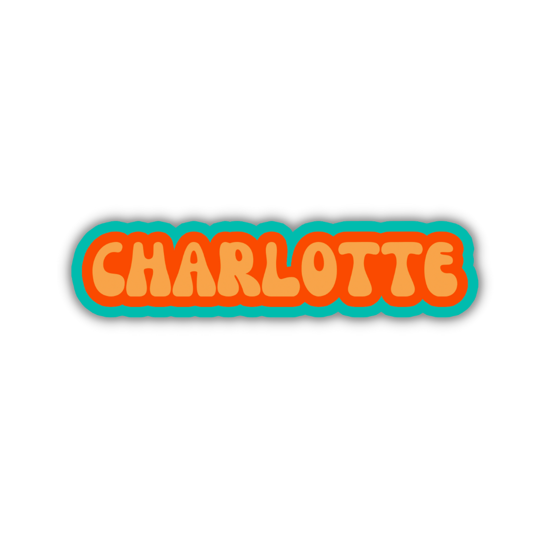 Charlotte Cloud Sticker