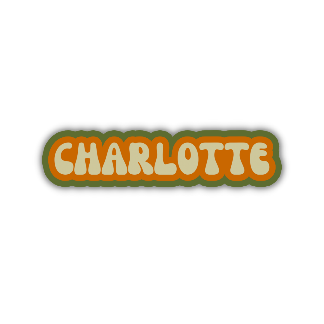 Charlotte Cloud Sticker