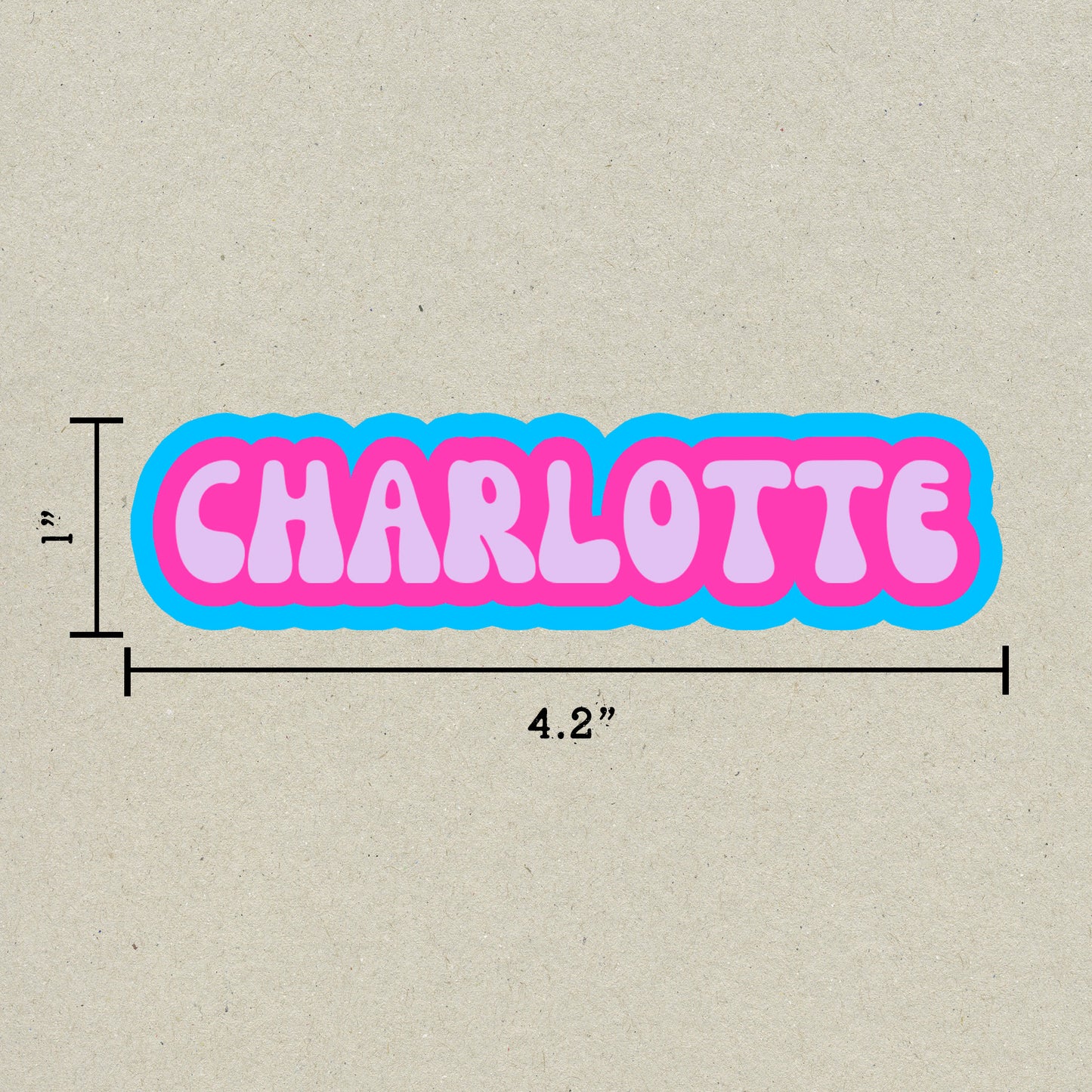 Charlotte Cloud Sticker