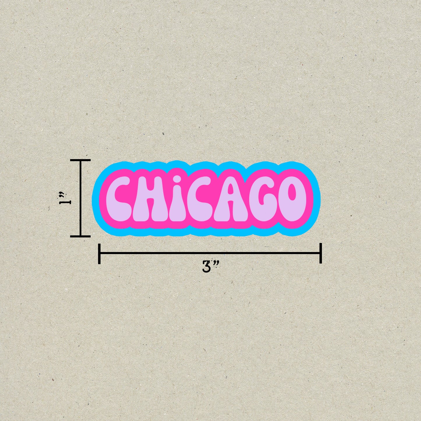 Chicago Cloud Sticker