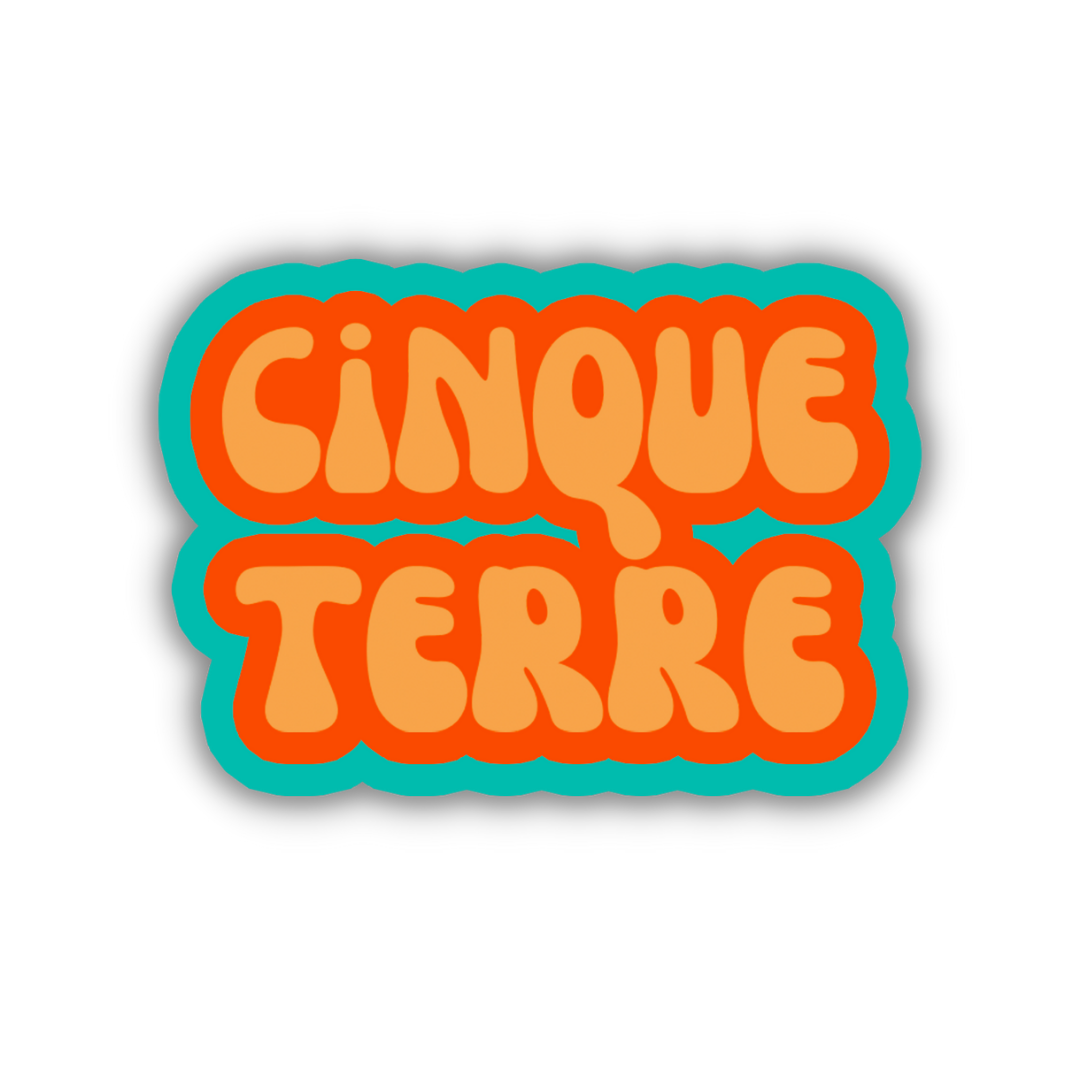 Cinque Terre Cloud Sticker
