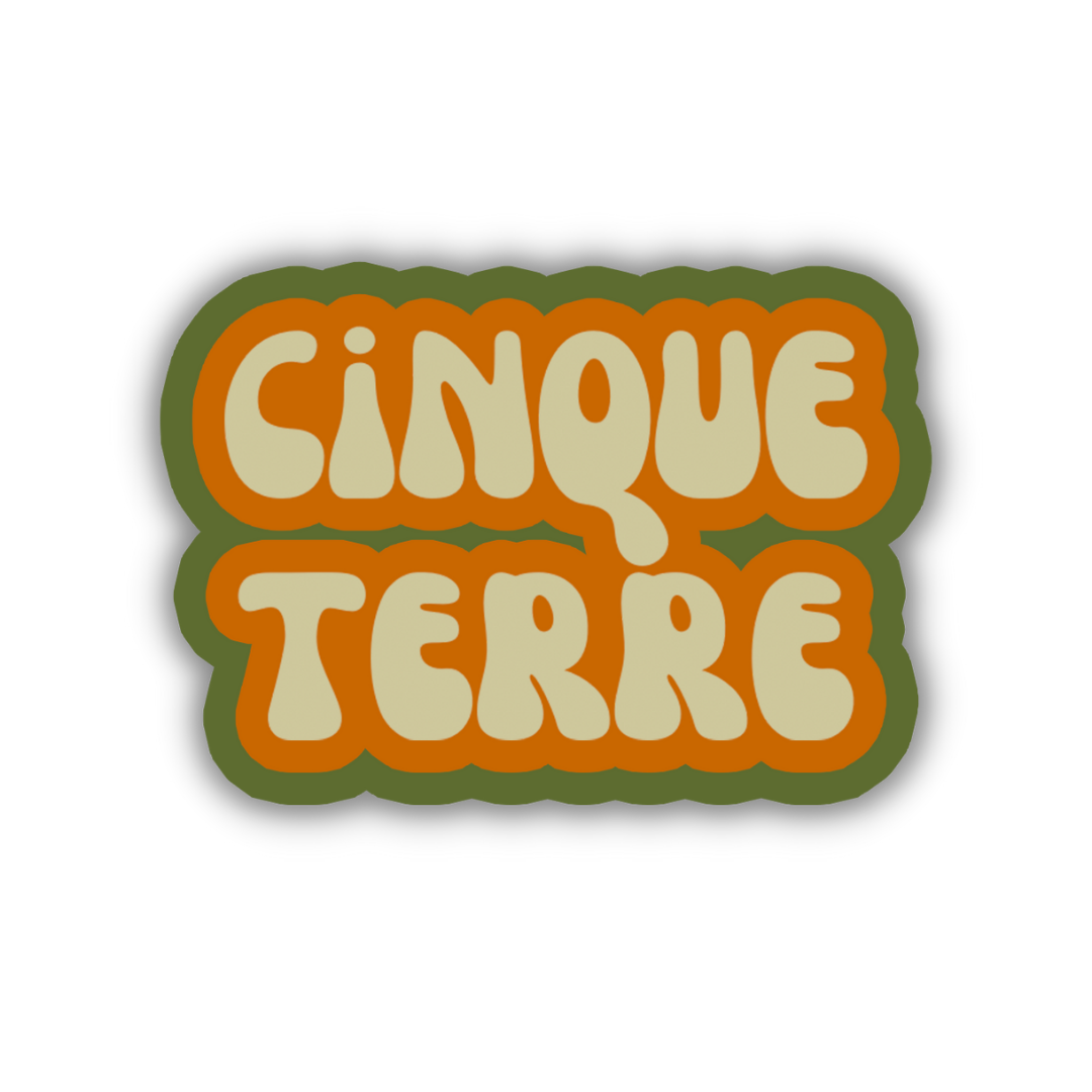 Cinque Terre Cloud Sticker